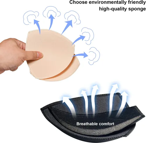 Vista 4 de TopBine Insertos de almohadillas de sujetador para mujer, copas deportivas, inserción de repuesto para traje de baño de bikini
