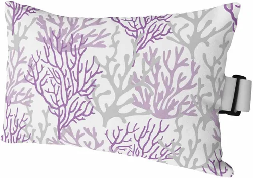 Vista 27 de PIEPLE Blue Flower - Almohada rectangular para reposacabezas para exteriores e interiores, 11 x 16 pulgadas, relleno de poliéster, impermeable