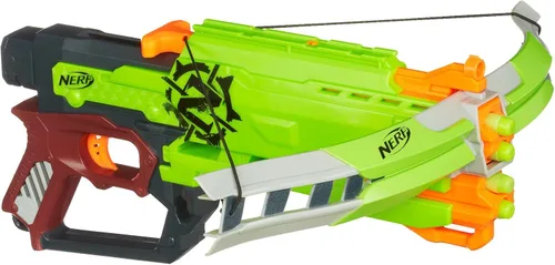 Vista 2 de Pistola lanzadora de juguete Nerf Zombie strike, estilo arco cruzado., Estándar, Multi