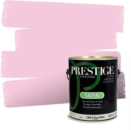 Vista 621 de Prestige Paints Pintura exterior e imprimación en uno, 1 galón, plano, coincidencia comparable de Valspar* Amber Rose*
