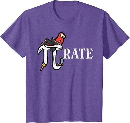 Vista 7 de Pirate Pi Funny Math Pie Halloween Disfraz Maestro Hombres Mujeres Camiseta Asphalt Grey
