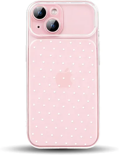 Vista 22 de NITITOP Funda para iPhone 17, diseño de lunares transparentes, color negro