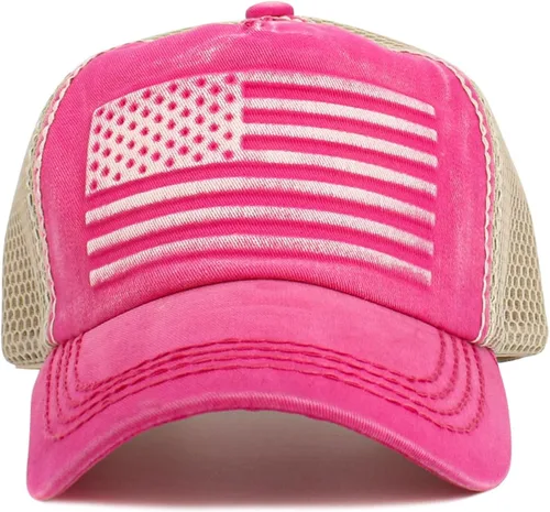 Vista 287 de KBETHOS Tactical Operator Collection USA Fishing Mesh Ballcap Flag Patch America Outdoors Trucker Baseball Cap