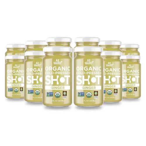 Vista 8 de AllWellO Organic Clean Energy Shot, ginseng, impulso sin cafeína, 2 fl oz, 12