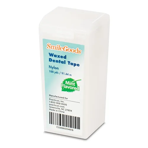 Vista 4 de SmileGoods - Cinta dental encerada, 100 yardas, sabor a menta