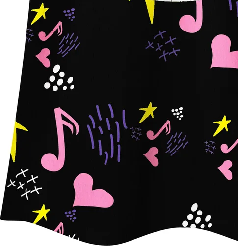 Vista 6 de WFelcia Vestido Fnaf para niñas pequeñas, Freddy Midnight Horror Game Movie Kids Home Wear Cumpleaños Fiesta Regalo