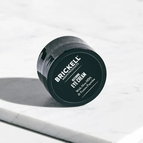 Vista 3 de Brickell Ultimate - Rutina antienvejecimiento para hombre, antiarrugas, crema facial de noche y crema de ojos para reducir la hinchazón, arrugas