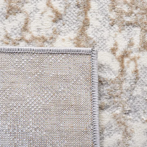 Vista 7 de SAFAVIEH Lagoon Collection - Alfombra de pasillo, 2 pies 2 pulgadas x 8 pies, beige y gris, diseño abstracto moderno, no desprende pelusa y de fácil