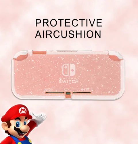 Vista 2 de Moxiaomo - Carcasa protectora para Nintendo Switch Lite (2 unidades, incluye protector de pantalla y brillantes)