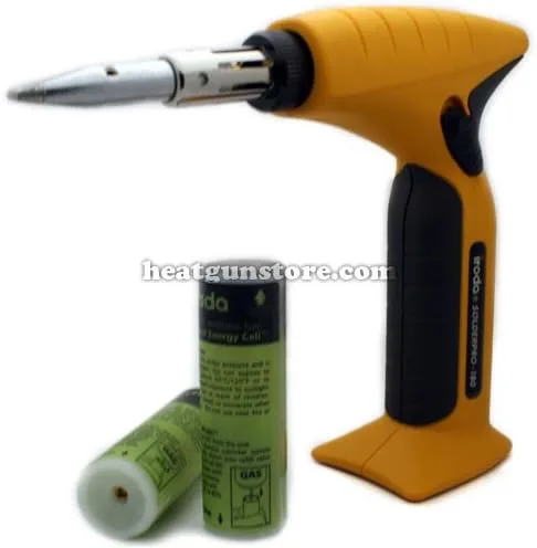 Vista 4 de Iroda SOLDERPRO 180 - Kit de soldador de butano recargable inalámbrico y antorcha