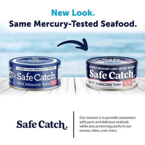 Vista 7 de Safe Catch Wild Albacore Atún. latas de 5 onzas
