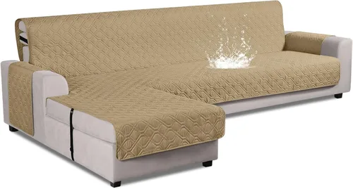 Vista 11 de VANSOFY Fundas de Sofá Seccional Mejoradas 100% Impermeables en Forma de L Funda Reversible para Chaise Lounge Funda Protectora de Sofá Seccional