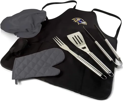 Vista 21 de Picnic TIME NFL BBQ Delantal Tote Pro Grill Set