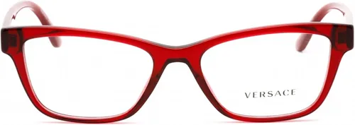 Vista 2 de Gafas graduadas Versace VE 3316 388 Transparente Rojo, Rojo transparente