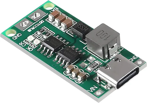 Vista 2 de Cargador de Batería Multi-Celdas 2S 3S 4S Tipo-C a 8.4V 12.6V 16.8V Step-Up Boost LiPo Polímero Li-Ion 7.4V 11.1V 14.8V 18650 Batería de Litio 2S 2A