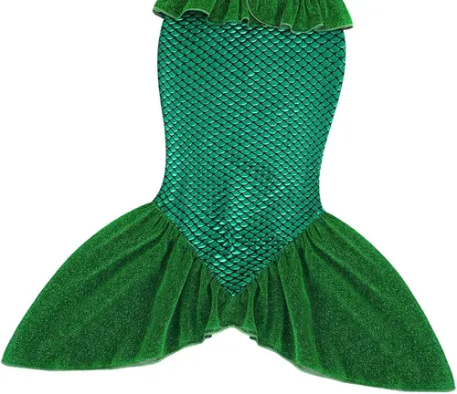 Vista 7 de Eledobby Mermaid Costume for Girls Princess Ariel Costumes Kids Halloween Outfits Mermaids Skirt Birthday Party Dress Up