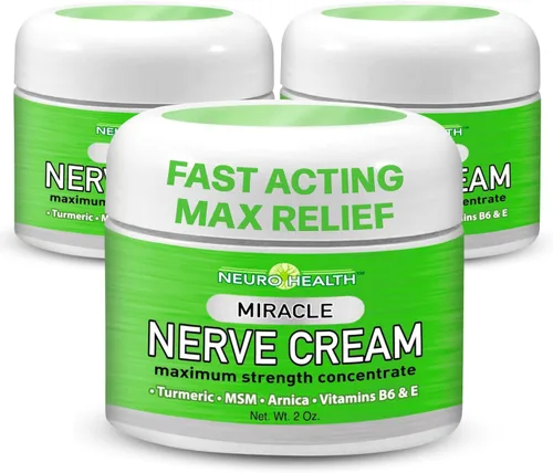 Vista 10 de Crema Milagrosa para los Nervios Neuro Health - Fuerza Máxima - Mezcla de Cúrcuma y Árnica para Alivio del Malestar por Neuropatía - Fórmula