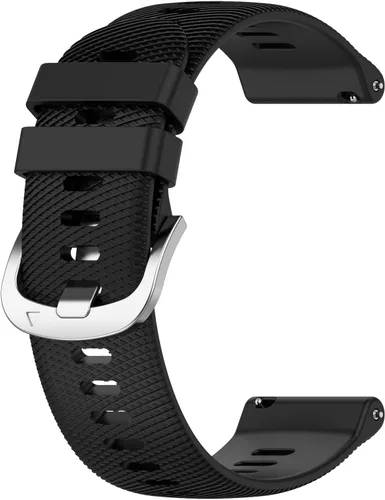 Vista 3 de Correa de reloj Garmin Forerunner 165 para mujeres y hombres, 0.787 pulgadas, ajustable, de silicona, suave, de repuesto, para Garmin Forerunner 165
