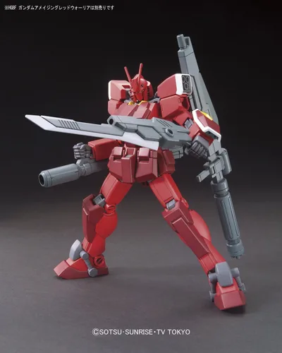 Vista 2 de Bandai Hobby HGBF 1/144 Gundam Amazing Red Warrior Modelo Kit