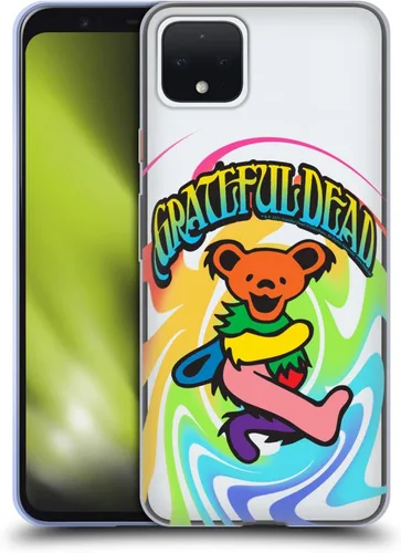 Vista 42 de Head Case Designs Funda de gel con licencia oficial de Grateful Dead Bear Trends [protección de grado militar] compatible con Google Pixel 3