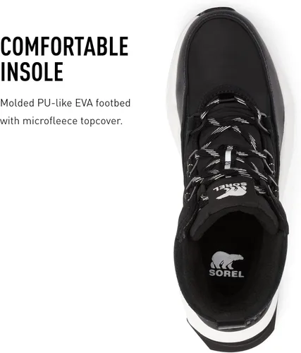 Vista 5 de SOREL Kinetic RNEGD - Botas de invierno impermeables para mujer, tela y piel sintética