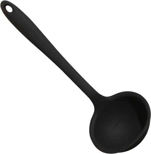 Vista 12 de GIR Cucharón de silicona prémium para servir, color rojo