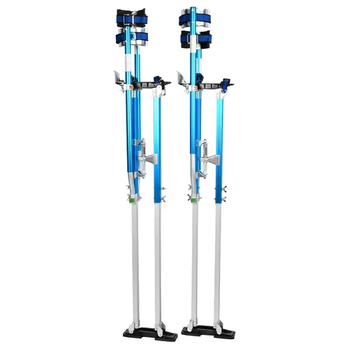 Vista 14 de Zancos para Paneles de Yeso de 15-23 Pulgadas de Altura Ajustable Elevadores Herramienta de Aluminio para Pintura Acabado Poda de Ramas Limpieza