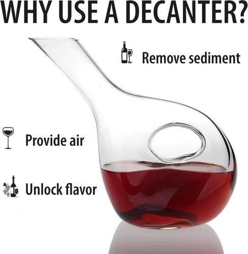 Vista 4 de Happy Hour Premier Decanter, transparente, talla única