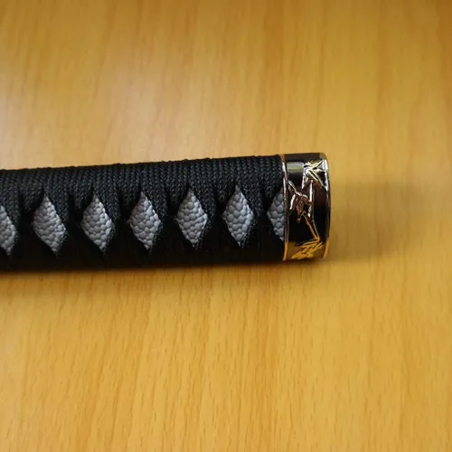 Vista 9 de Mango de Espada Tsuka 10.2in o Especificaciones Especiales Herrajes de Aleación/Cobre/Hierro e Imitación o Samegawa Real
