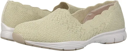 Vista 12 de Skechers Seager-Stat-Scalloped Collar, Skech-Knit Slip-on-Classic Fit Mocasines para mujer