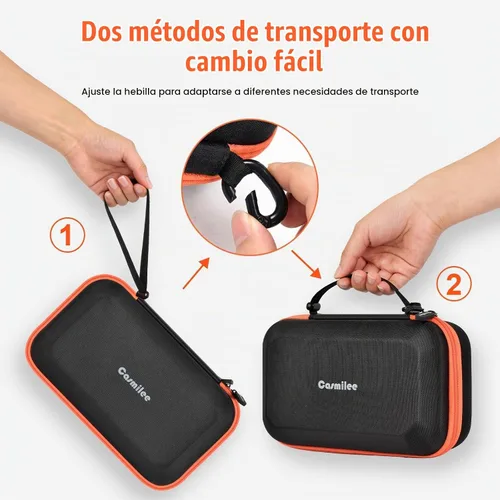 Vista 7 de Casmilee Estuche buscador de disyuntores para Klein ET310/RT250 Negro y anaranjado