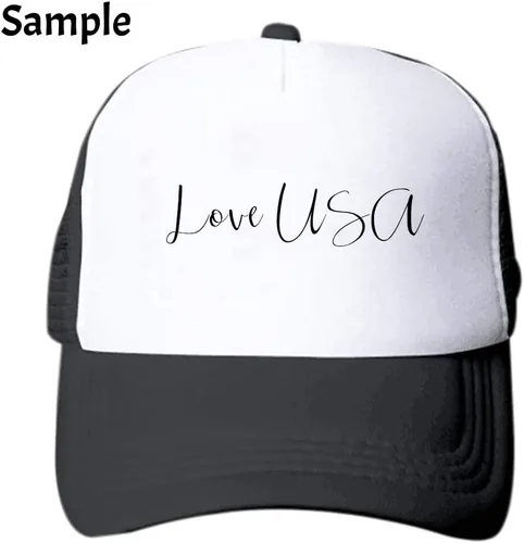 Vista 2 de Gorra de béisbol de malla personalizada con diseño personalizado, diseño personalizado
