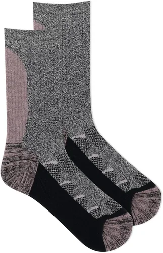 Vista 2 de Merrell Mens and Womens MOAB Hiking Midweight Cushion Crew Socks - Unisex Coolmax Moisture Management and Arch Support