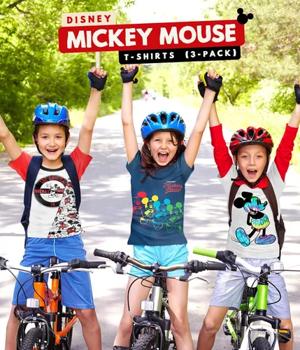 Vista 2 de Disney Camiseta de Mickey Mouse para niños (ropa para niñas y niños) Fantasia Camiseta 2T, 3T, 4T, 5T, 6 niños pequeños y más