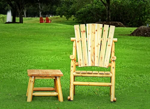 Vista 6 de Leigh Country Silla Rocker Single Aspen Log TX 95100