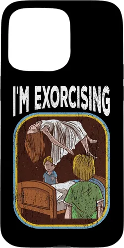 Vista 31 de Funda de nostalgia vintage de película de terror para iPhone 16