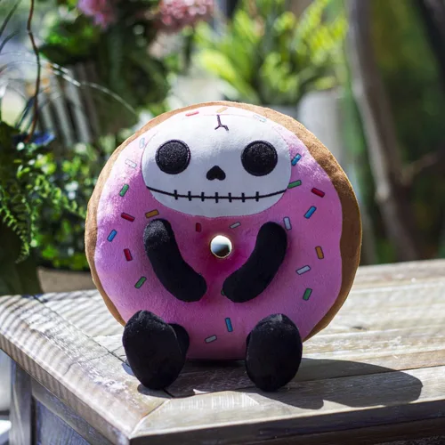 Vista 6 de Furrybones Donatsu - Figura coleccionable de donas rociadas, 10 pulgadas de alto, suave