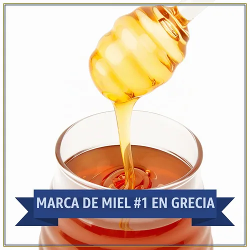 Vista 3 de Attiki Miel griega pura con flora silvestre y tomillo - Tarro de 16 oz