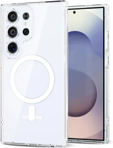 Vista 36 de Svanove Funda magnética de silicona para Samsung Galaxy S22, compatible con Magsafe, bonita funda para mujer, goma de gelatina brillante delgada