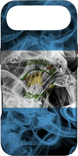 Vista 27 de Funda para iPhone 17 con diseño de bandera de Guatemala con estética ahumada
