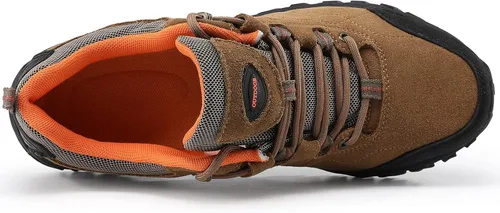 Vista 5 de Zapatos de senderismo para hombre para hombre antideslizantes de caña baja ligeros para senderismo para exteriores