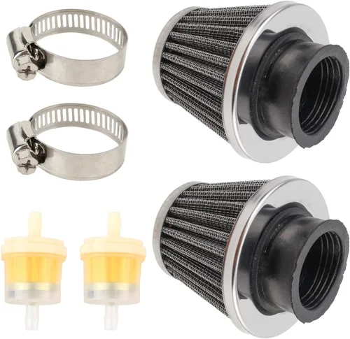 Vista 8 de Carbhub 2 filtros de aire para carburador PZ19 PZ20 para motocicleta de 50 cc, 70 cc, 90 cc, 100 cc, 110 cc, 125 cc, ATV, Quad, Dirt Bike, Pit Bike