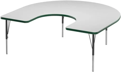 Vista 66 de Correll - Mesa rectangular de 24 x 36 pulgadas, mesa de actividades superior de borrado en seco, altura ajustable (19 a 29), laminado de alta