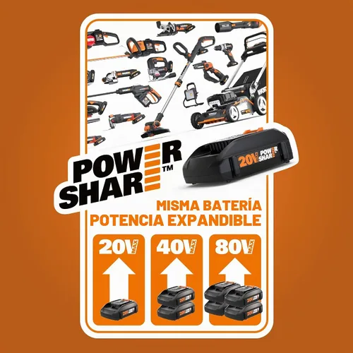 Vista 7 de Worx 20V MAKERX WX745L.9 ZipSnip Mini cortador giratorio (solo herramienta)