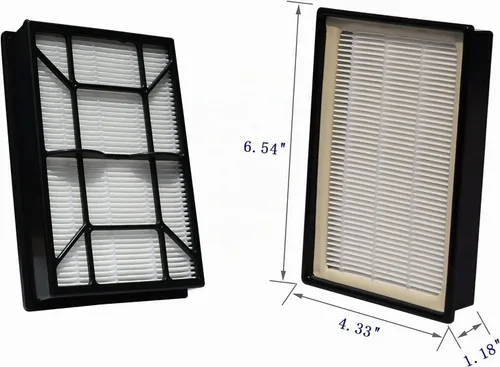 Vista 2 de Filtro Hepa EF-9 para aspiradoras verticales 53296 40195 y envase Modelo 22614 10065 y 31140