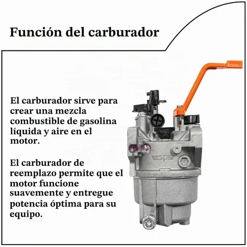Vista 4 de Fullas SP Generador Carburador para Generac GP5500 GP6500 GP6500E Parte OEM 0J58620157 Carburador SP para Generac 389cc Generador Portátil OEM