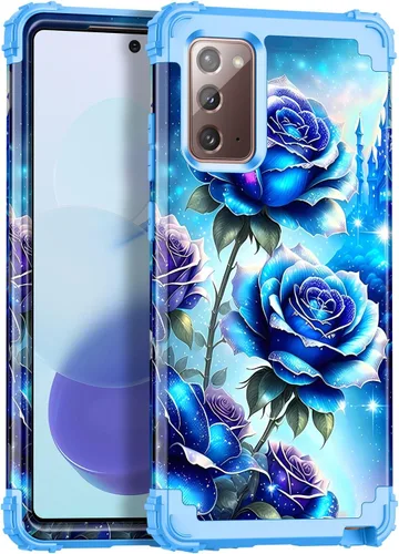 Vista 13 de Miqala Funda para Galaxy S9, brilla en la oscuridad, tres capas, resistente, a prueba de golpes, protección de cuerpo completo, parachoques