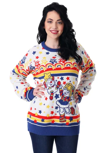 Vista 3 de Suéter Retro Rainbow Brite Feo de Navidad para Adultos Multicolor