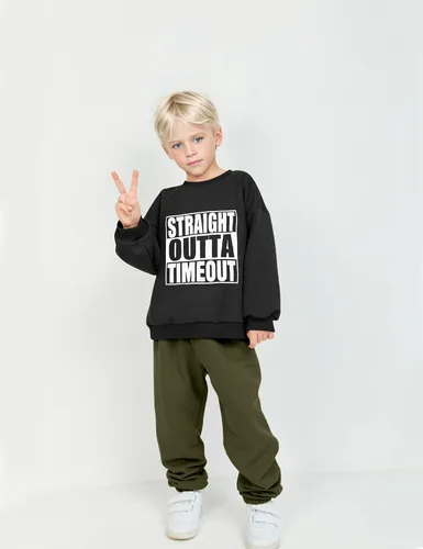 Vista 3 de TUEMOS Ropa para niños pequeños, trajes de otoño e invierno para niño