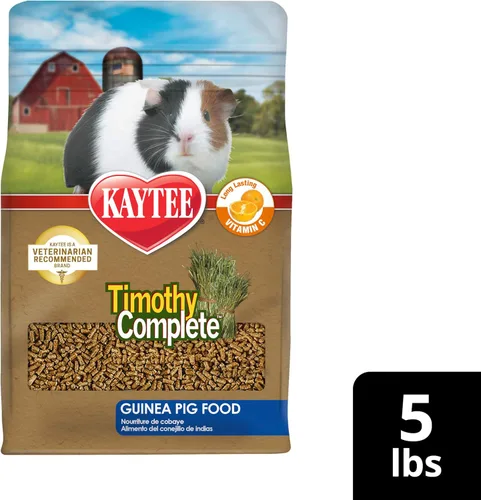 Vista 12 de Kaytee Timothy Complete - Alimento para conejillo de indias, fabricado con heno Timothy, alto en fibra, apoya la salud dental y la digestión